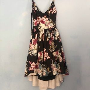 Papaya floral spring dress